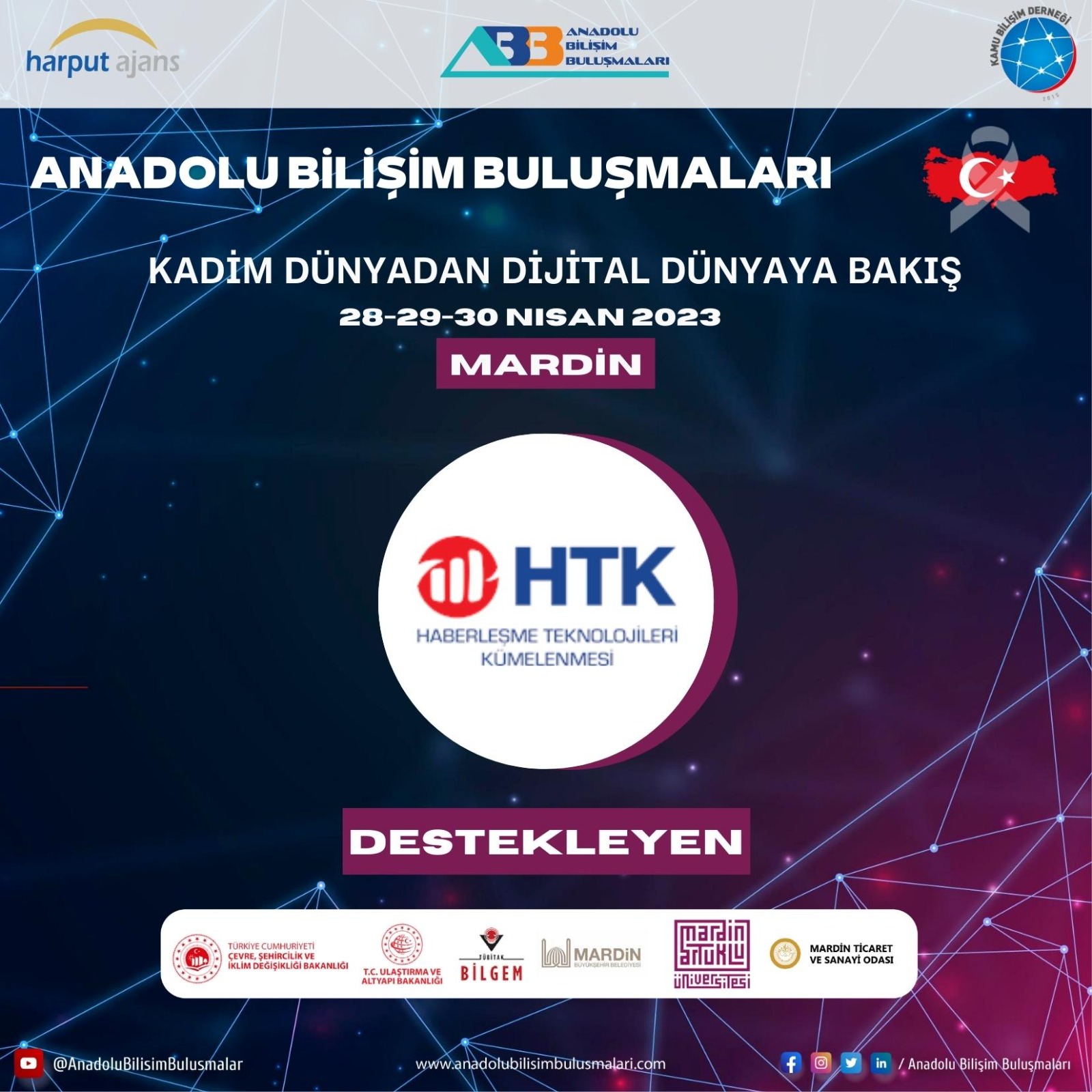 HTK ANADOLU BİLİŞİM BULUŞMALARI' NA KATILIYOR