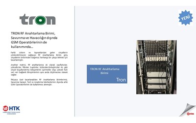 RF Anahtarlama Birimi, GSM Operatörleri ve Savunma Sanayii İçin Özelleştirilebilir Çözümler Sunuyor