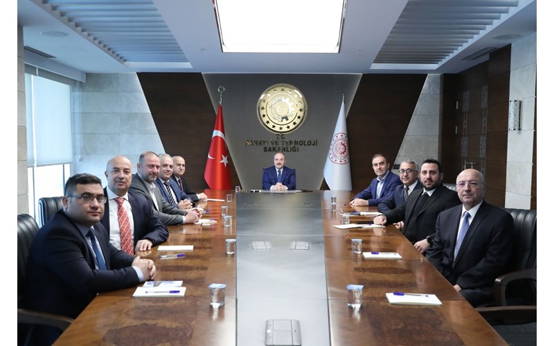 HTK' nın Sanayi Bakanı Ziyareti