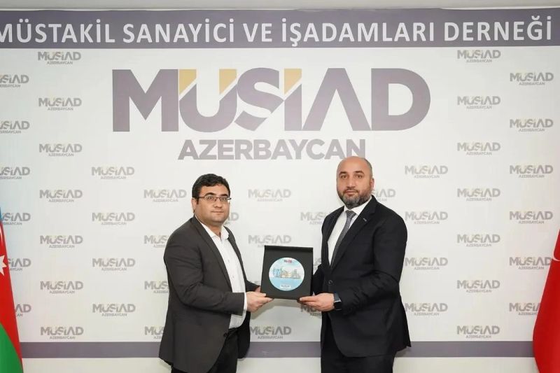 Azerbaycan Ticaret Heyeti, MÜSİAD Azerbaycan Başkanı Rashad Jabirli’yi Ziyaret Etti