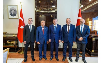 Cumhurbaşkanı Yardımcısı Sayın Cevdet Yılmaz ' a Ziyaret