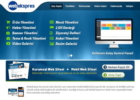 Webekspres - Sitenizi Hemen Yayına Alın