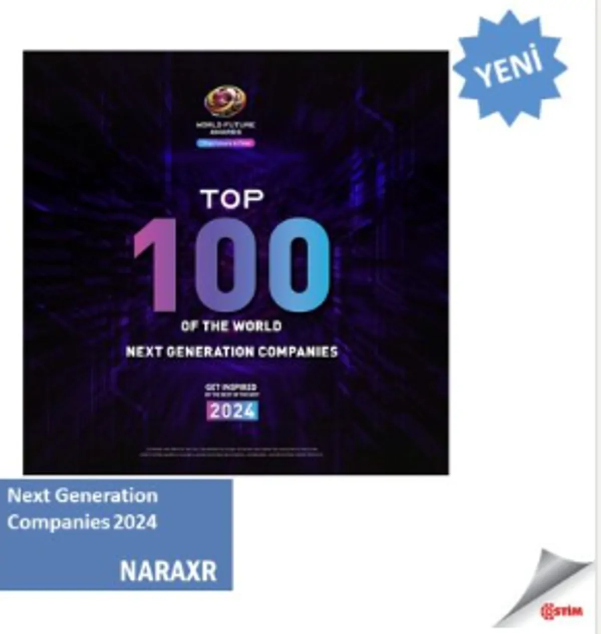 NaraXR, World Future Awards 2024'te "Top 100 Next Generation Companies" Listesine Girdi