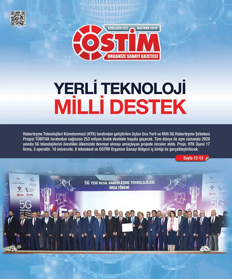 Tüm Dünya İle Aynı Zamanda Yerli ve Milli Teknoloji İle 5G