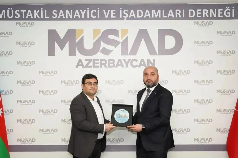 Azerbaycan Ticaret Heyeti, MÜSİAD Azerbaycan Başkanı Rashad Jabirli’yi Ziyaret Etti