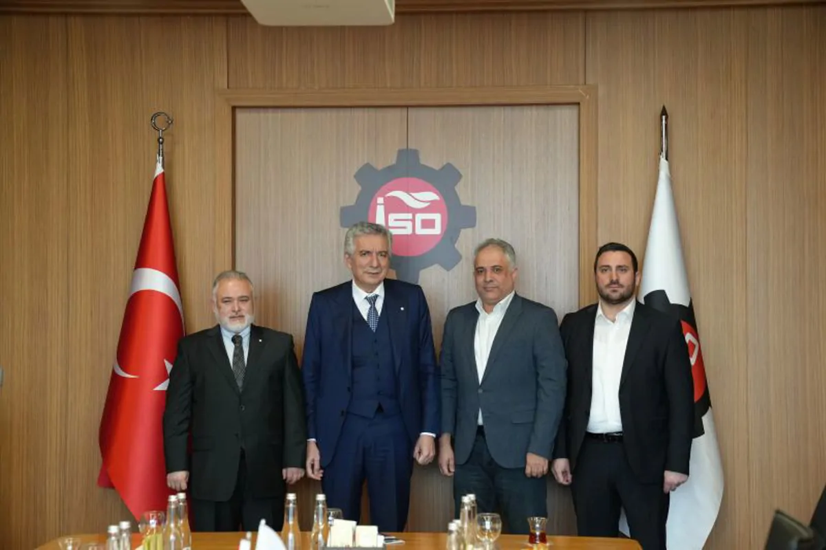 HTK Yönetim Kurulu ve İstanbul Sanayi Odası Başkanı Erdal Bahçıvan'ı Ziyaret Etti