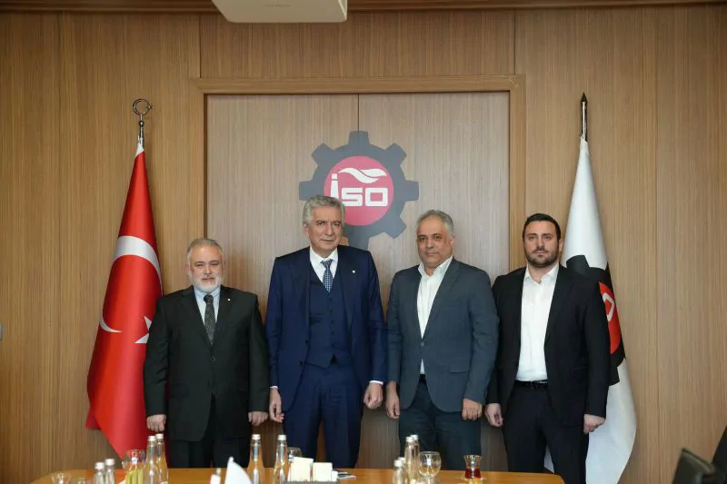 HTK Yönetim Kurulu ve İstanbul Sanayi Odası Başkanı Erdal Bahçıvan'ı Ziyaret Etti