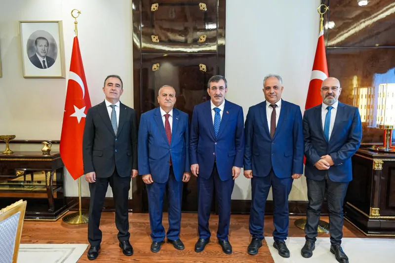 Cumhurbaşkanı Yardımcısı Sayın Cevdet Yılmaz ' a Ziyaret